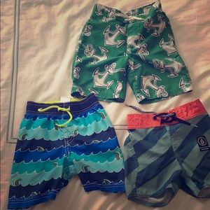 Lot of Boys Size 2T Swim Trunks